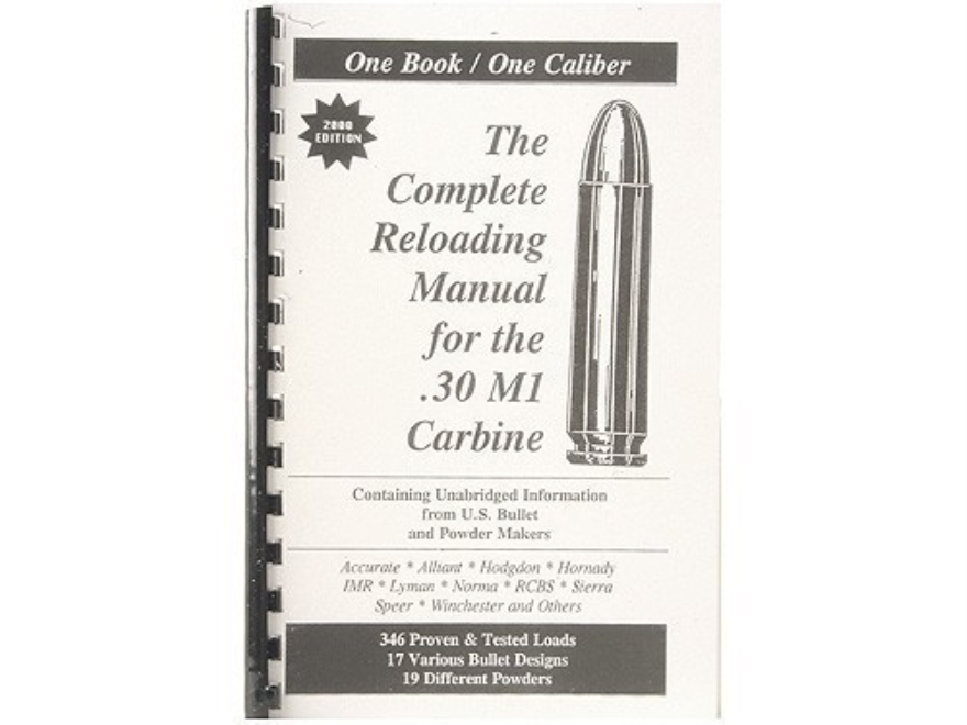 Loadbooks 30 carbine
