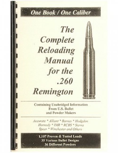 Loadbooks USA "260 Remington" Reloading Manual