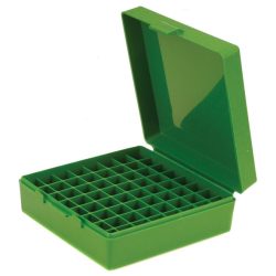 MTM Flip-Top Ammo Box 480 Ruger, 50 Action Express, 500 Linebaugh 64-Round - Green