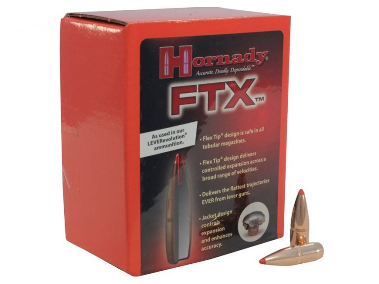 Hornady 35 Cal .358 200gr FTX (35 Rem) 100/bx – Reloading Unlimited