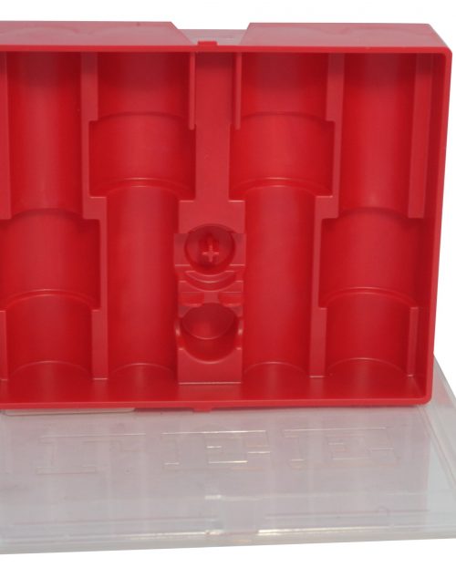 Lee 4-Die Storage Box Red
