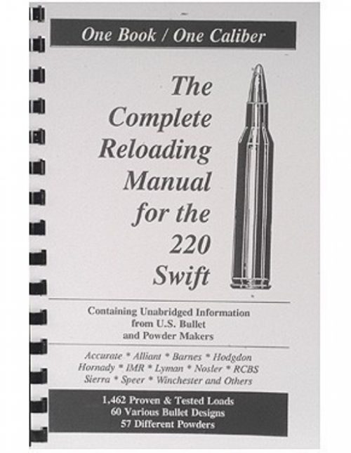 Loadbooks USA "220 Swift" Reloading Manual
