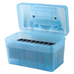 MTM Deluxe Flip-Top Ammo Box with Handle 270 Winchester, 30-06 Springfield, 8x57mm Mauser 50-Round -Blue
