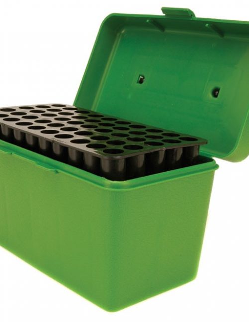 MTM Deluxe Flip-Top Ammo Box with Handle 300 Winchester Magnum 50-Round -Green