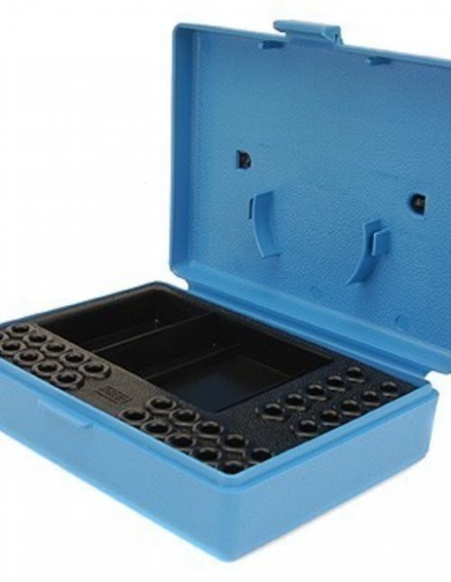 MTM Flip-Top Match Ammo Box with Handle 22 Long Rifle 30-Round - Blue