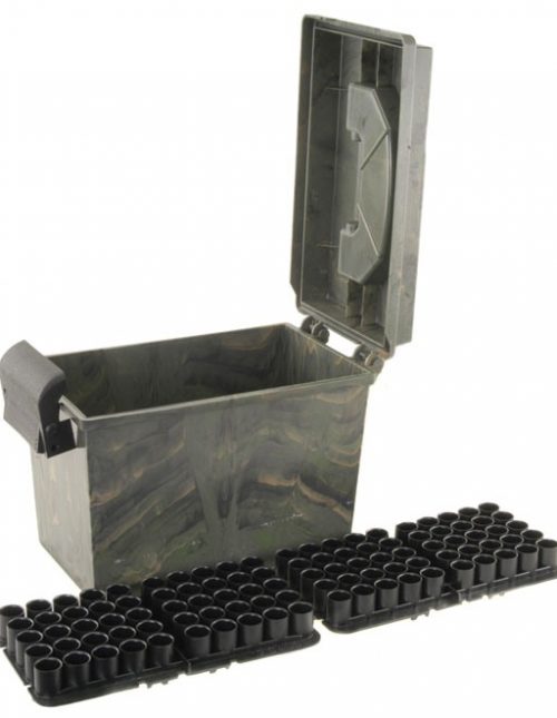 MTM Shotshell Dry Box 12 Gauge 2-3/4", 3" 100-Round Camo