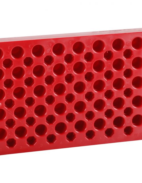 MTM Universal Reloading Tray 50-Round Plastic Red