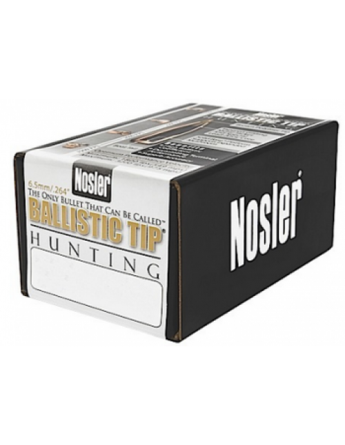 Nosler RIfle Bullets 6.5mm (.264") 100gr Ballistic Tip - 100/ct