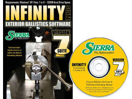 Sierra Infinity Suite "Infinity Exterior Ballistic Software Version 7 and 5th Edition Manual" CD-ROM