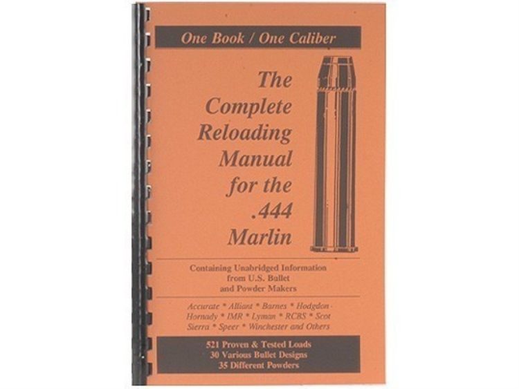 Loadbooks USA "444 Marlin" Reloading Manual