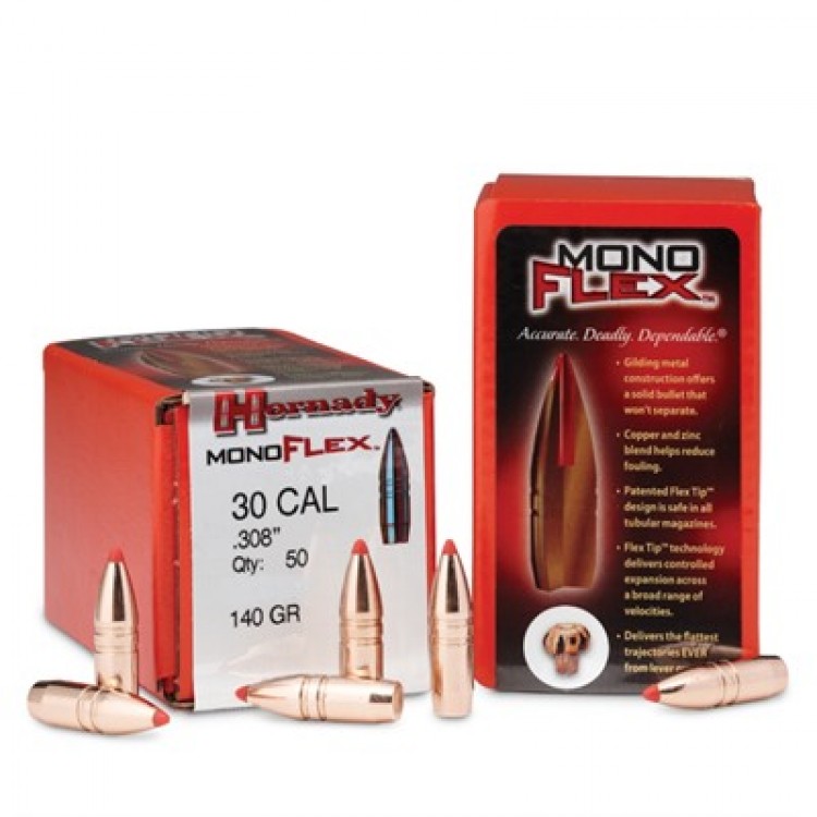 Hornady Bullets 30 Cal (.308) 140gr MonoFlex (308 Marlin Ex.) – Reloading  Unlimited