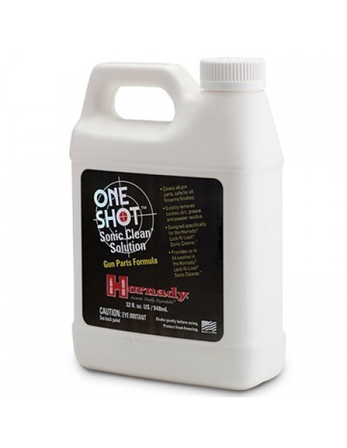 Hornady One Shot Sonic Cleaner Ultrasonic Firearms Cleaning Solution Liquid - 1 quart