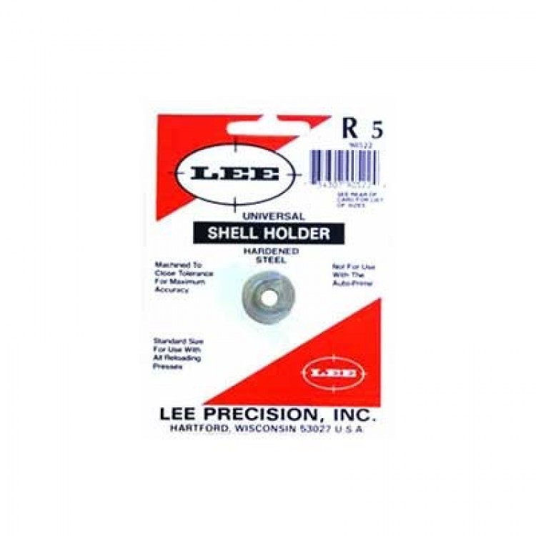 The Lee Prescision R5 Universal Shell Holder can be used in most brands of reloading presses. The Lee R5 Press Shell Holder fits WSM, 7mm Rem Mag, 303 British, 480 Ruger and similar cases.