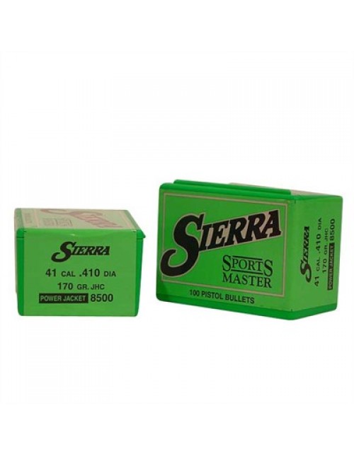 Sierra Bullets 41 cal (.410") 170gr Sports Master JHC 100/bx