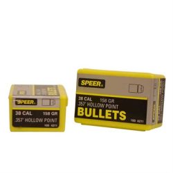 Speer Bullet 38/357 cal (.357") 158gr JHP 100/bx