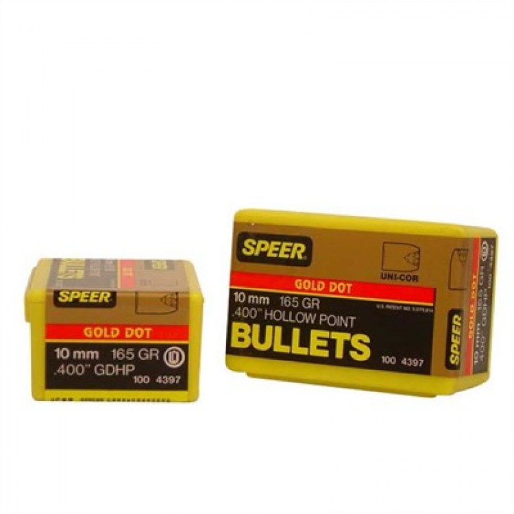 Speer Bullet 40 cal (.400") 165gr GDHP 100/bx