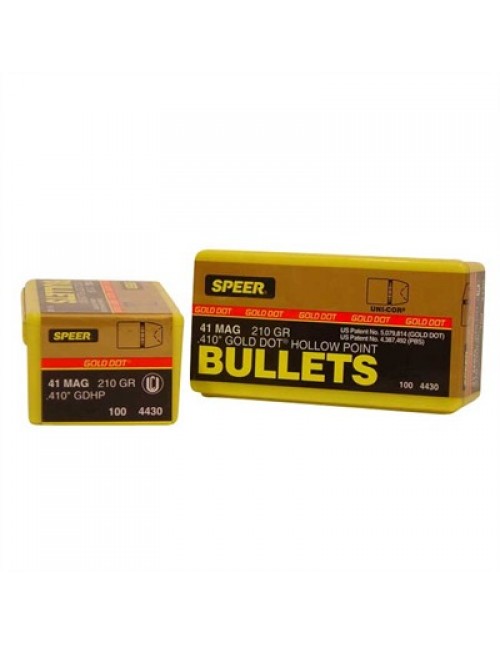 Speer Bullet 41 cal (.410") 210gr GDHP 100/bx
