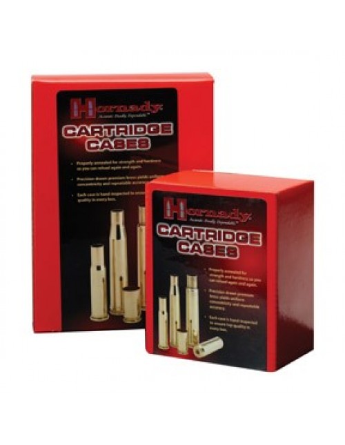 Hornady unprimed brass features tight tolerances, uniform concentricity, consistent weight and capacity. Their manufacturing processes ensure consistent bullet seating and uniform bullet release for optimal velocity and accuracy. Target shooters insist on uniform case wall thickness and tight tolerances. Hornady delivers this by treating brass as the foundation for an accurate cartridge, not as a commodity.
