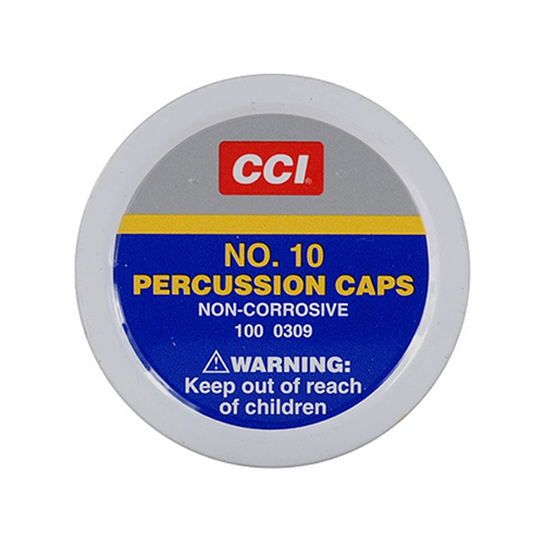 CCI #10 Percussion Caps (100/50) – Reloading Unlimited