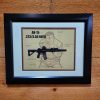 Gun Art framed